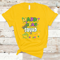 Mardi Gras Squad Matching Group Family Vacation Party T Shirt - Wonder Print Shop