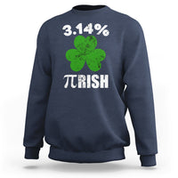 Pi Day St. Patrick's 3.14% Irish Funny Pirish Math Number Pi Sweatshirt - Wonder Print Shop