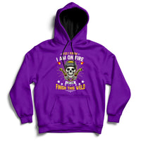 Yes I Know I Am On Fire Welding Metal Worker Welder Welding Hoodie - Wonder Print Shop