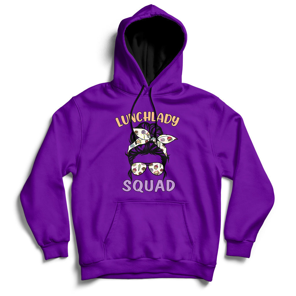 Funny Cafeteria Squad Lunch Lady Crew Lunch Lady Squad Hoodie - Wonder Print Shop