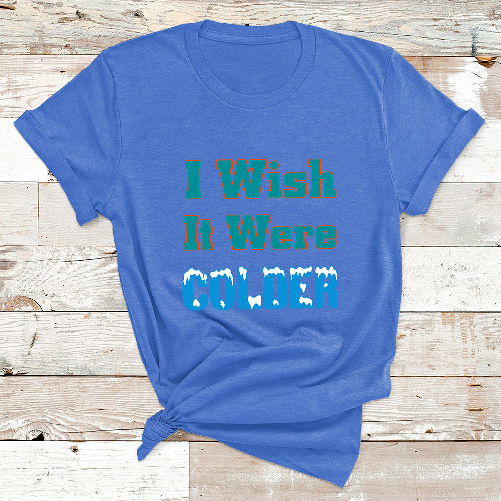 Sarcastic Dolphins Coach I Wish It Were Colder T Shirt - Wonder Print Shop