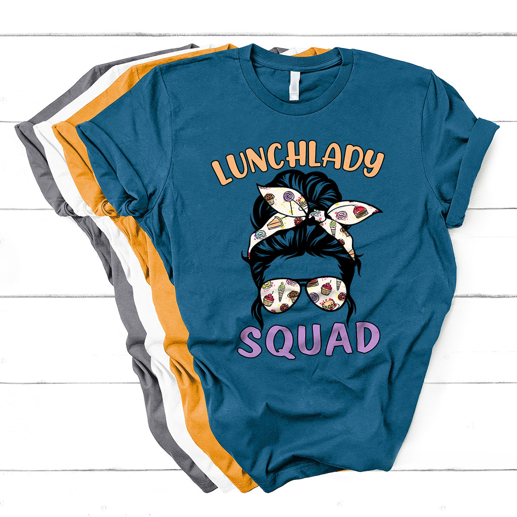 Funny Cafeteria Squad Lunch Lady Crew Lunch Lady Squad T Shirt - Wonder Print Shop