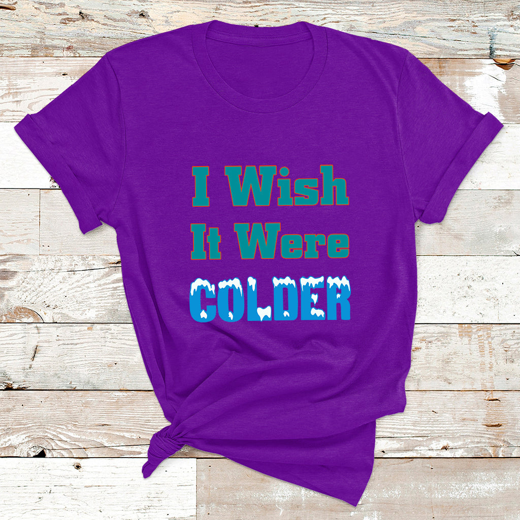 Sarcastic Dolphins Coach I Wish It Were Colder T Shirt - Wonder Print Shop