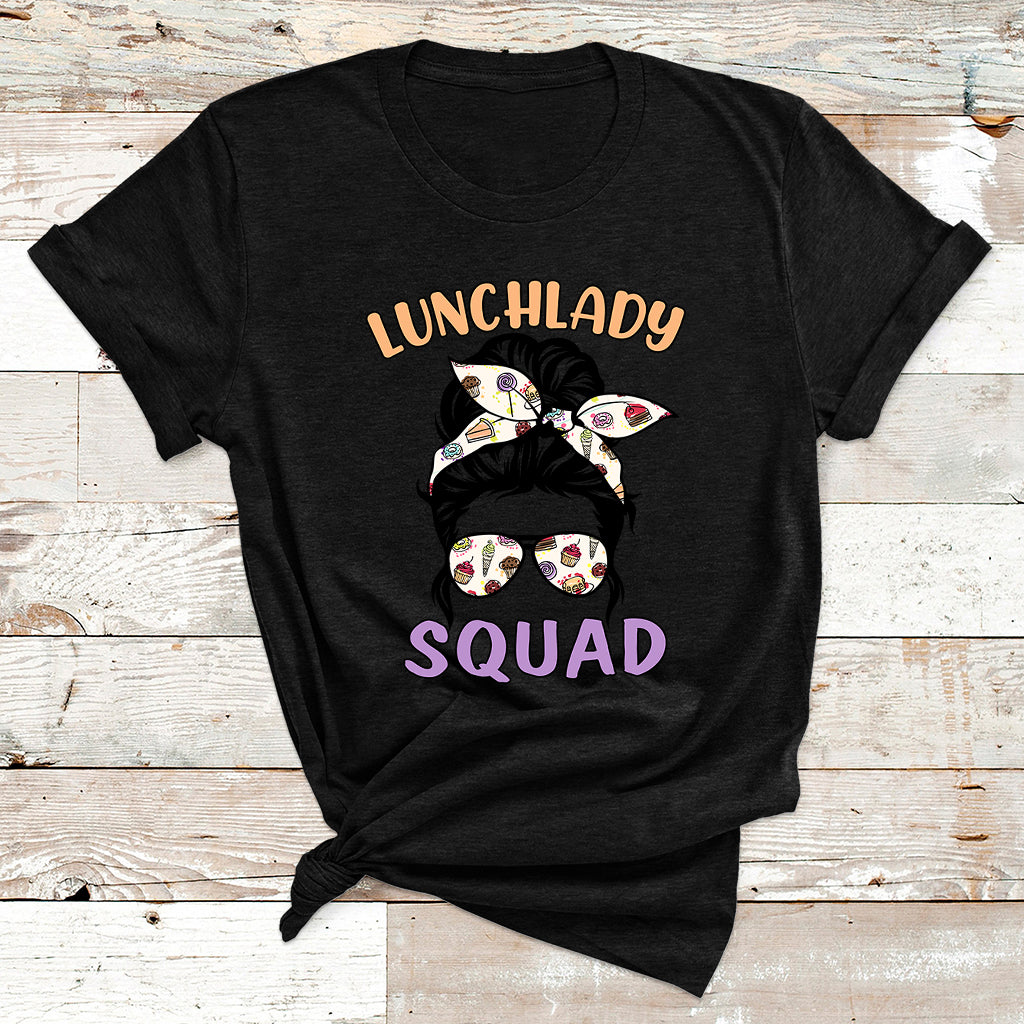Funny Cafeteria Squad Lunch Lady Crew Lunch Lady Squad T Shirt - Wonder Print Shop