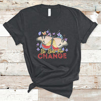 Be Bold For Change Happy Women's Day 8th March Butterfly T-Shirt - Wonder Print Shop