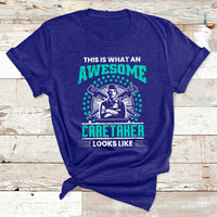 This Is What An Awesome Caretaker Looks Like T Shirt - Wonder Print Shop