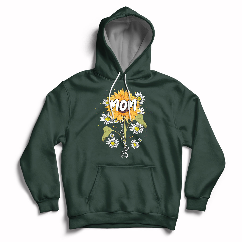 Blessed To Be Called Mom Happy Mother's Day My Sunshine Sunflower Hoodie - Wonder Print Shop