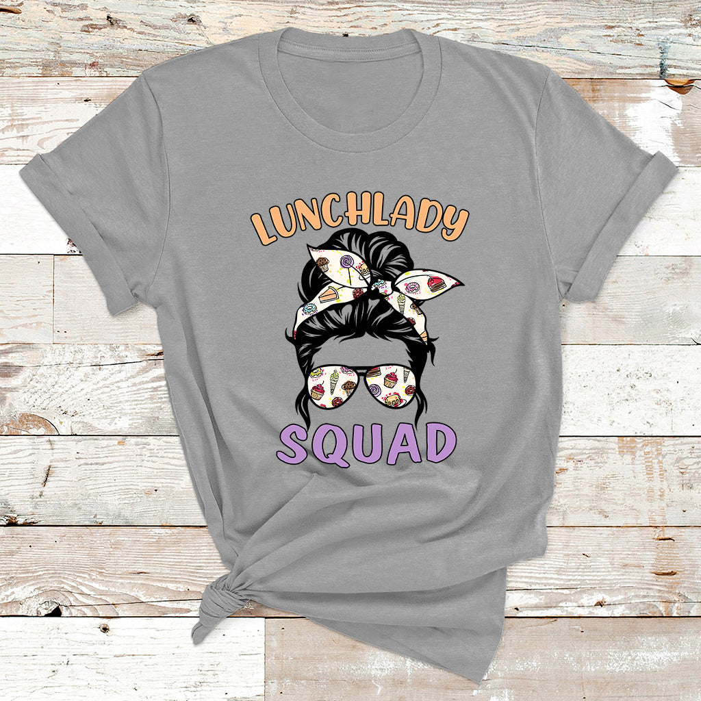 Funny Cafeteria Squad Lunch Lady Crew Lunch Lady Squad T Shirt - Wonder Print Shop