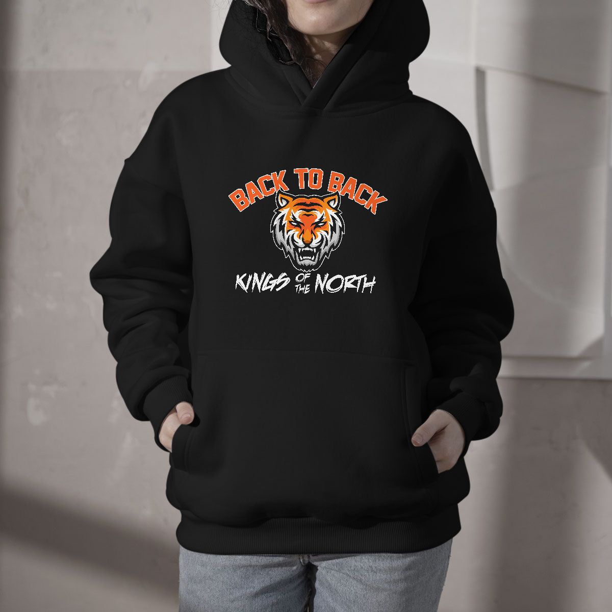 Back To Back Kings Of The North Fear Da Tiger 513 Hoodie - Wonder Print Shop