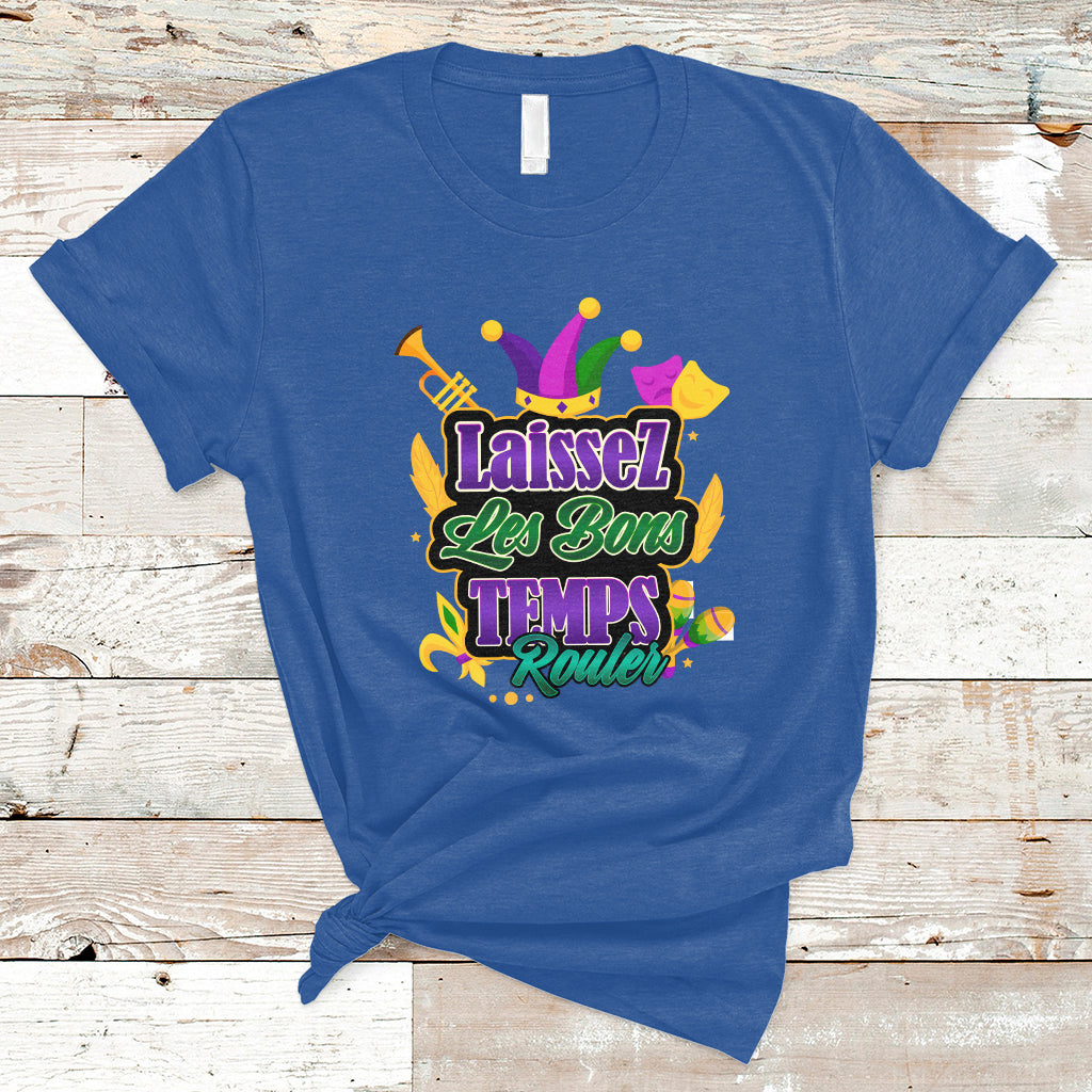 Laissez Les Bons Temps Rouler Mardi Gras New Orleans Parade T Shirt - Wonder Print Shop