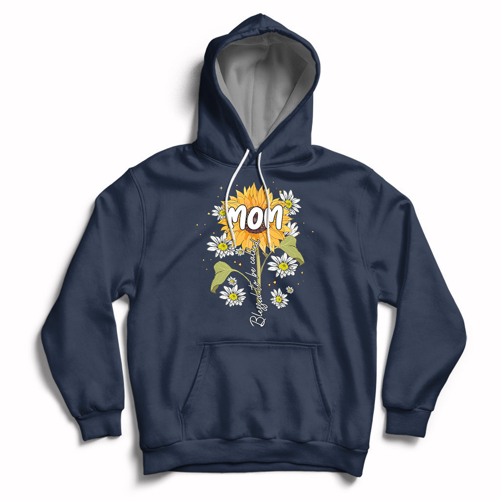 Blessed To Be Called Mom Happy Mother's Day My Sunshine Sunflower Hoodie - Wonder Print Shop