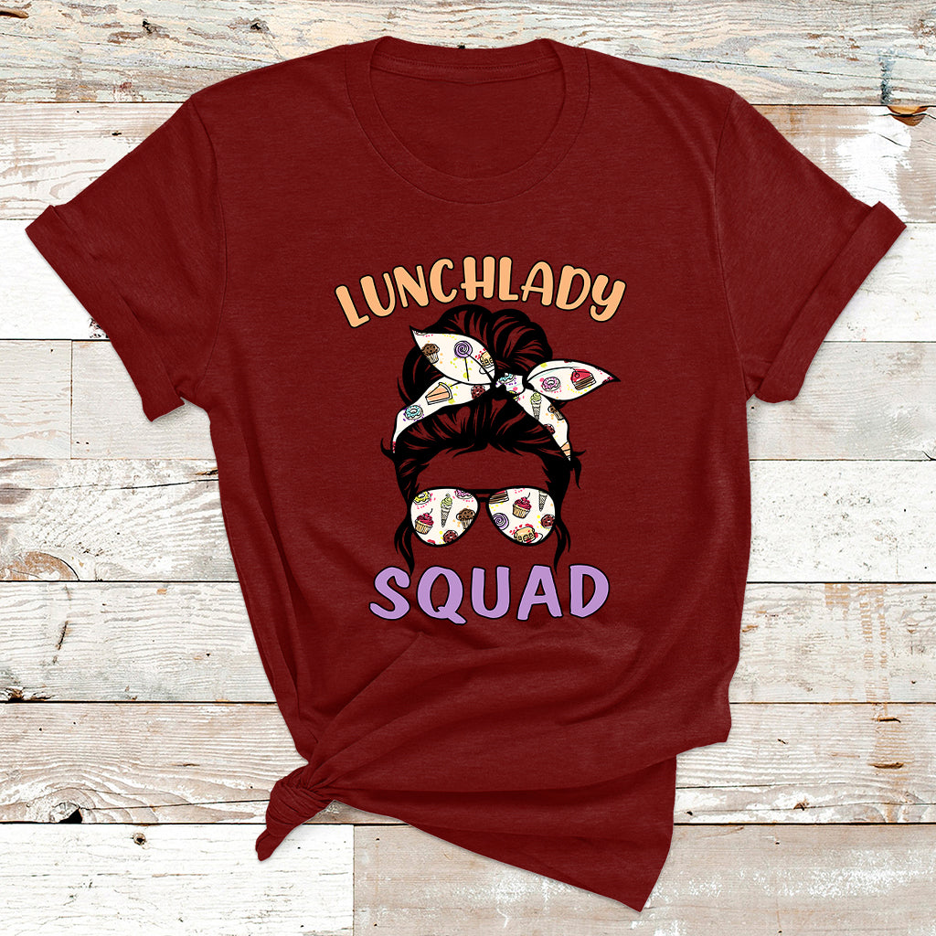 Funny Cafeteria Squad Lunch Lady Crew Lunch Lady Squad T Shirt - Wonder Print Shop