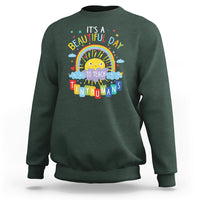 Groovy It's A Good Day To Teach Tiny Humans To Teacher Rainbow Sweatshirt - Wonder Print Shop