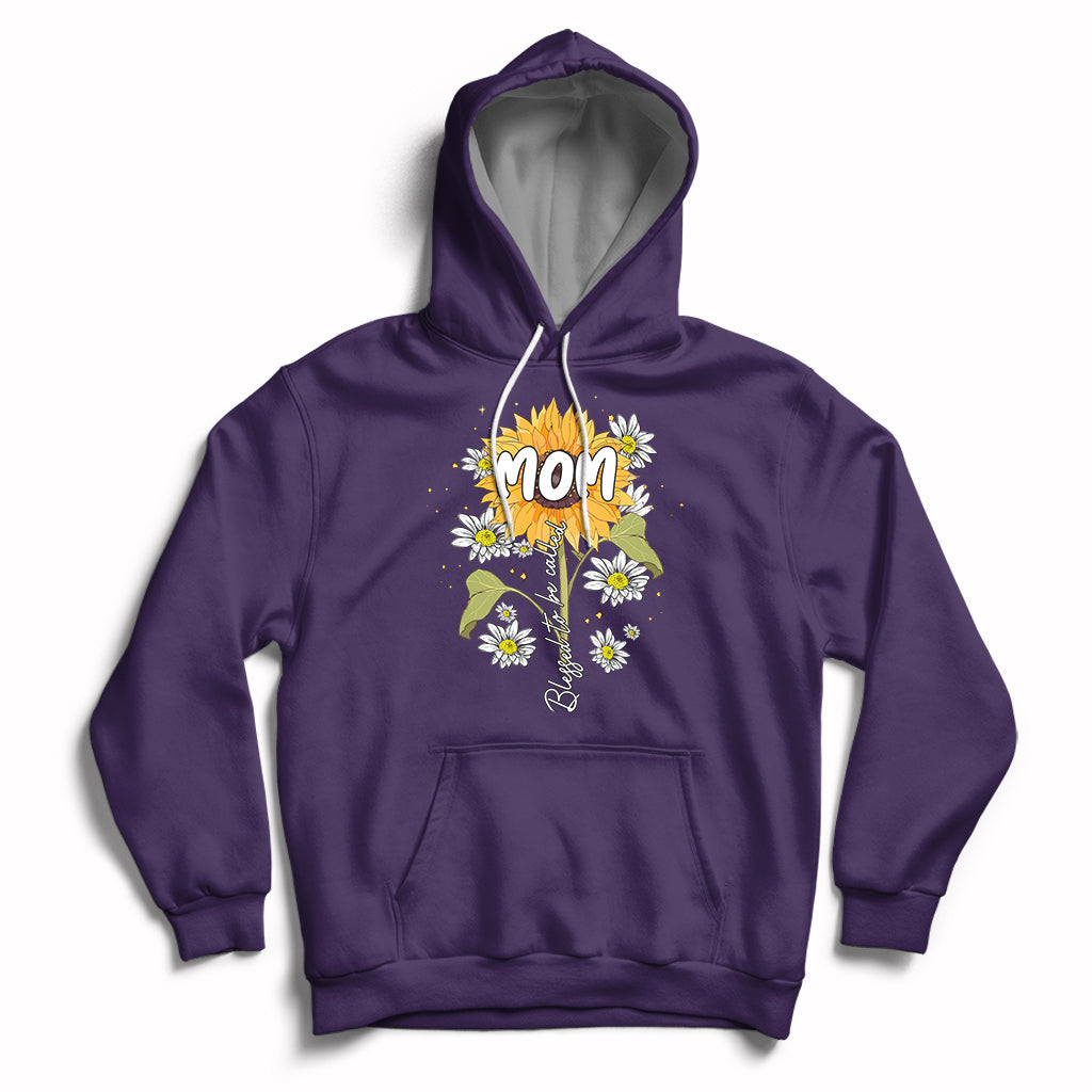 Blessed To Be Called Mom Happy Mother's Day My Sunshine Sunflower Hoodie - Wonder Print Shop