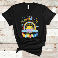Groovy It's A Good Day To Teach Tiny Humans To Teacher Rainbow T Shirt - Wonder Print Shop