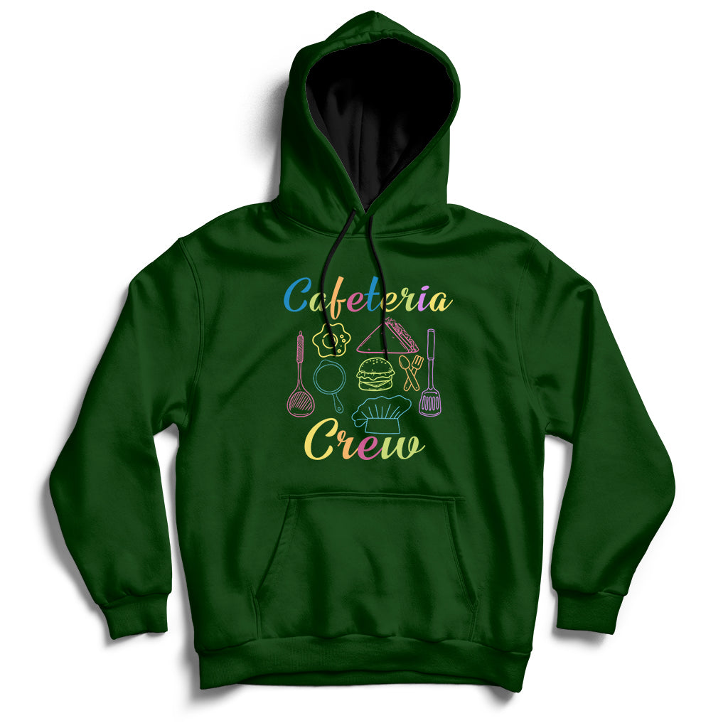 Cafeteria Crew Lunch Lady Squad Chef Cooking Staffs Worker Hoodie - Wonder Print Shop