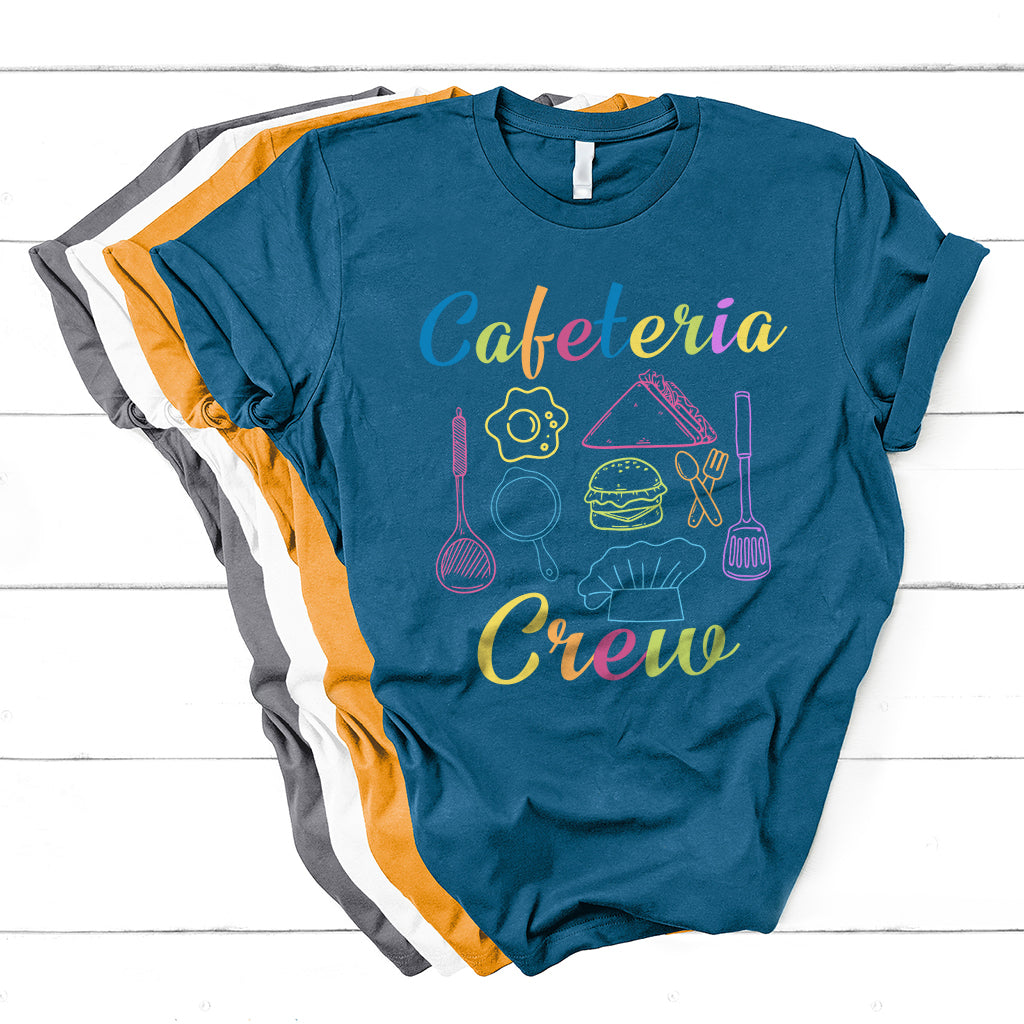 Cafeteria Crew Lunch Lady Squad Chef Cooking Staffs Worker T Shirt - Wonder Print Shop