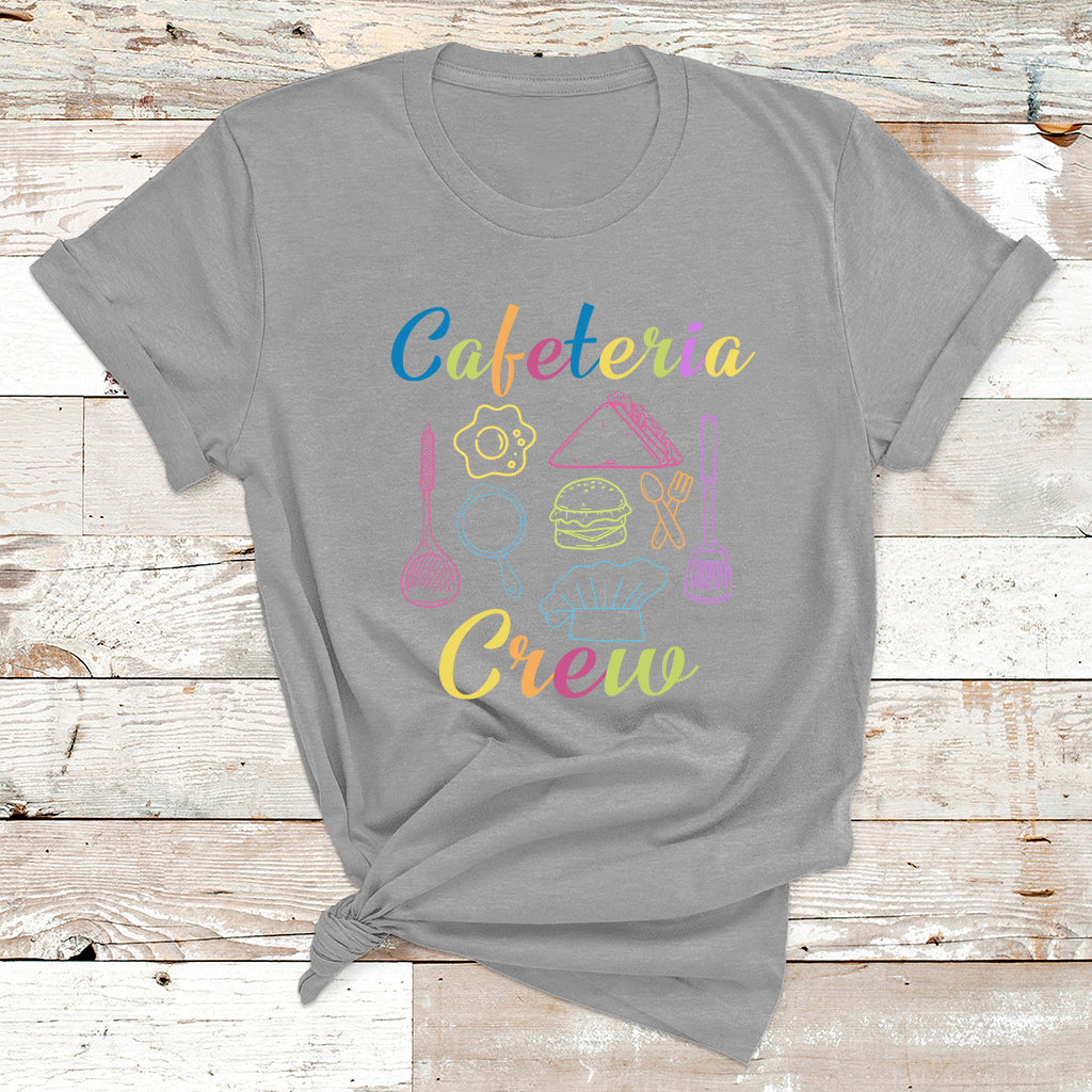 Cafeteria Crew Lunch Lady Squad Chef Cooking Staffs Worker T Shirt - Wonder Print Shop