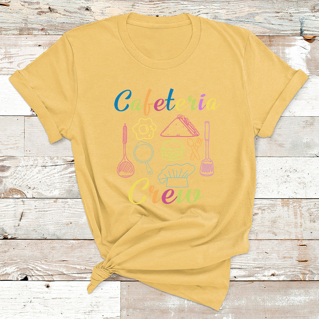 Cafeteria Crew Lunch Lady Squad Chef Cooking Staffs Worker T Shirt - Wonder Print Shop