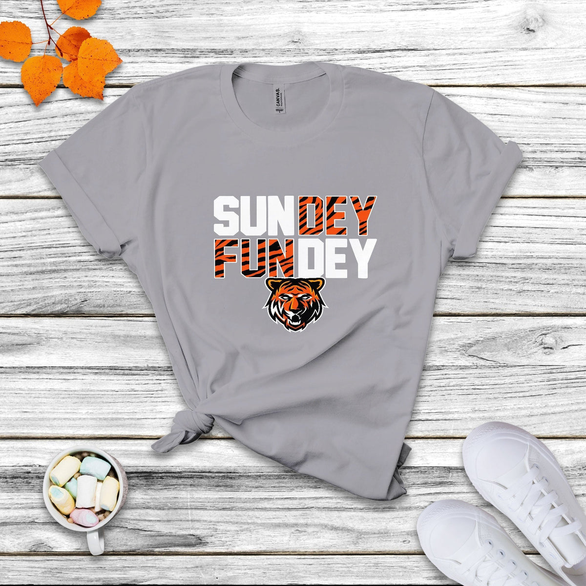 Sundey Fundey Fear Da Tiger Rule The Jungle King Of Da North T Shirt - Wonder Print Shop