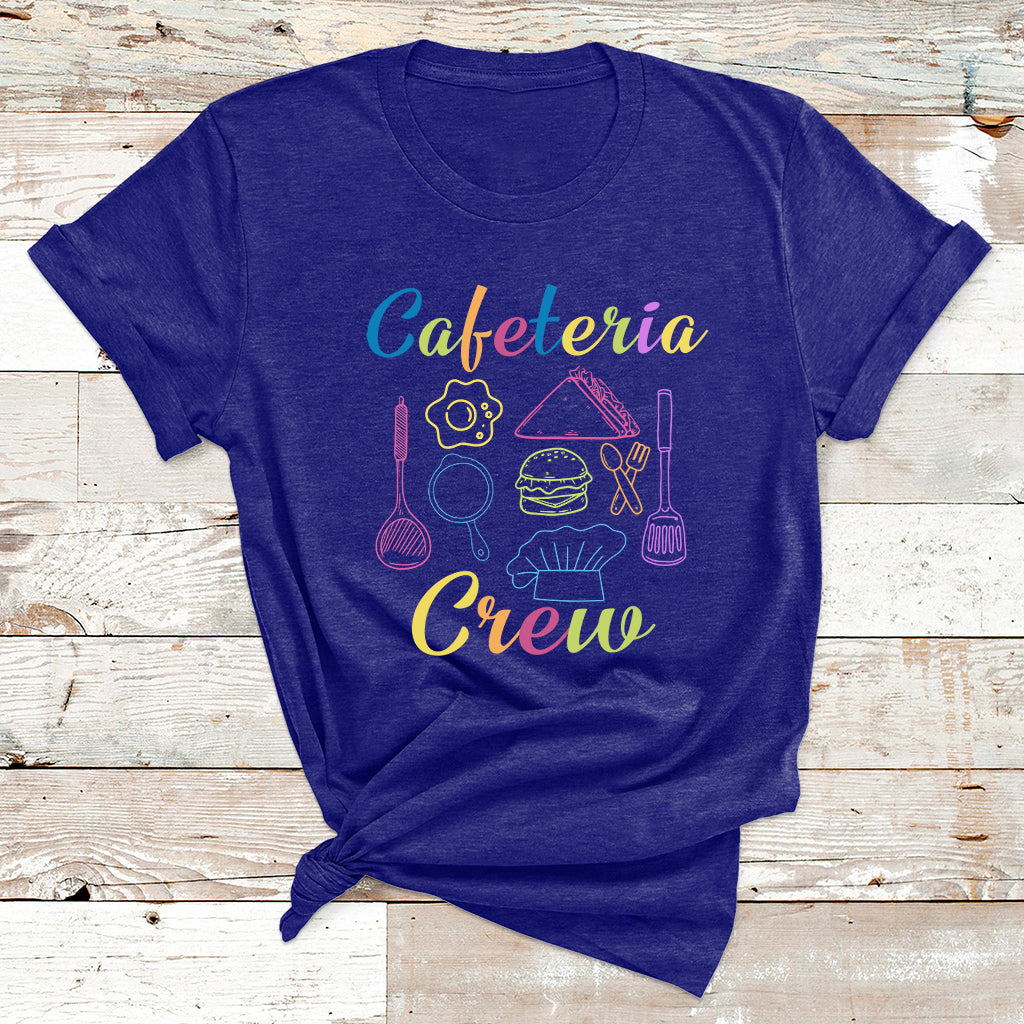Cafeteria Crew Lunch Lady Squad Chef Cooking Staffs Worker T Shirt - Wonder Print Shop