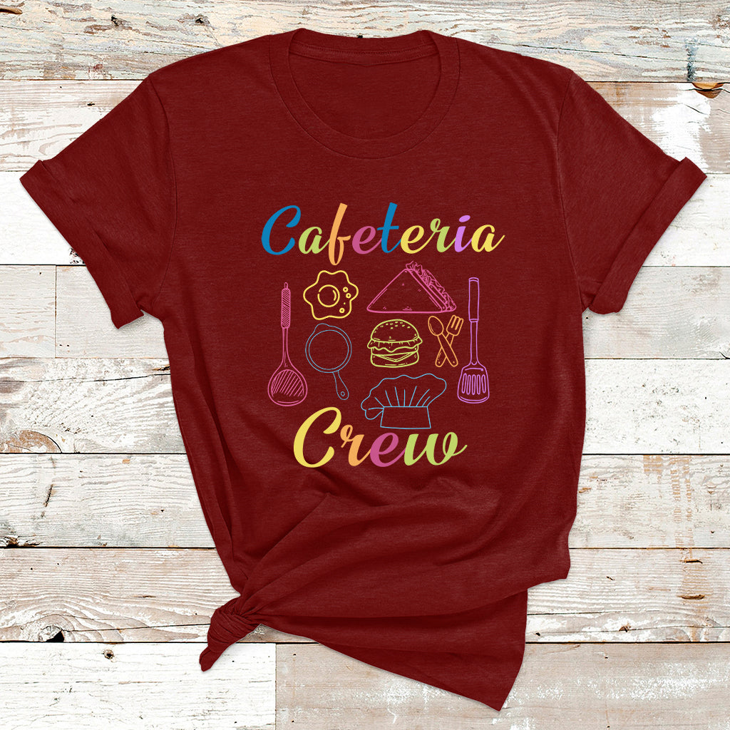 Cafeteria Crew Lunch Lady Squad Chef Cooking Staffs Worker T Shirt - Wonder Print Shop