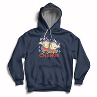 Be Bold For Change Happy Women's Day 8th March Butterfly Hoodie - Wonder Print Shop