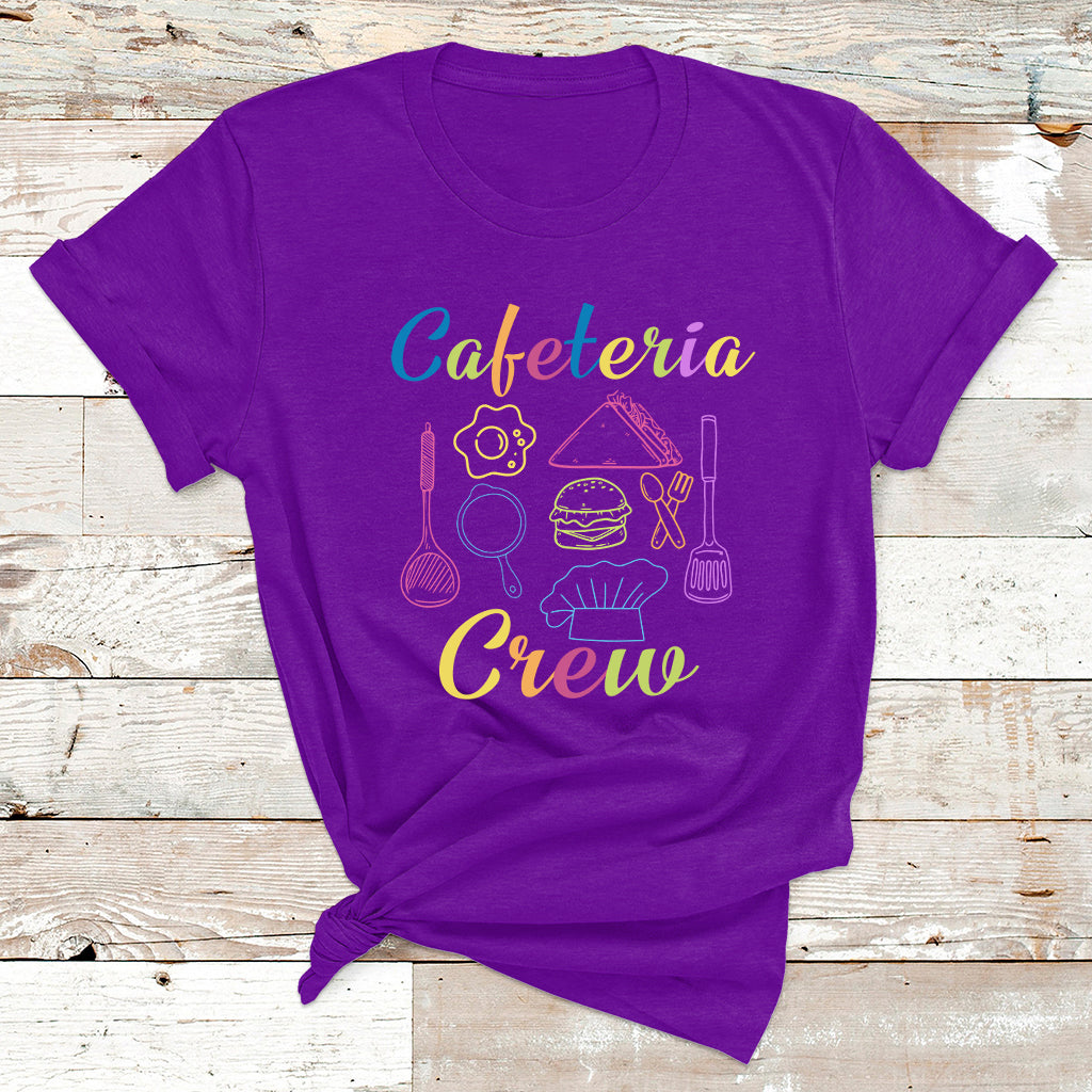 Cafeteria Crew Lunch Lady Squad Chef Cooking Staffs Worker T Shirt - Wonder Print Shop