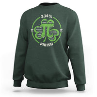 Pi Day St. Patrick's 3.14 Irish Funny Pirish Math Number Pi Sweatshirt - Wonder Print Shop