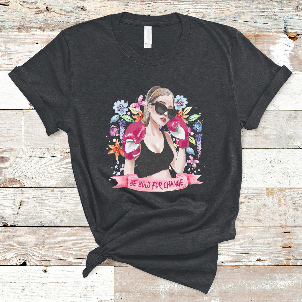 Be Bold For Change Grl Pwr Happy Women's Day 8th March Girl T-Shirt - Wonder Print Shop