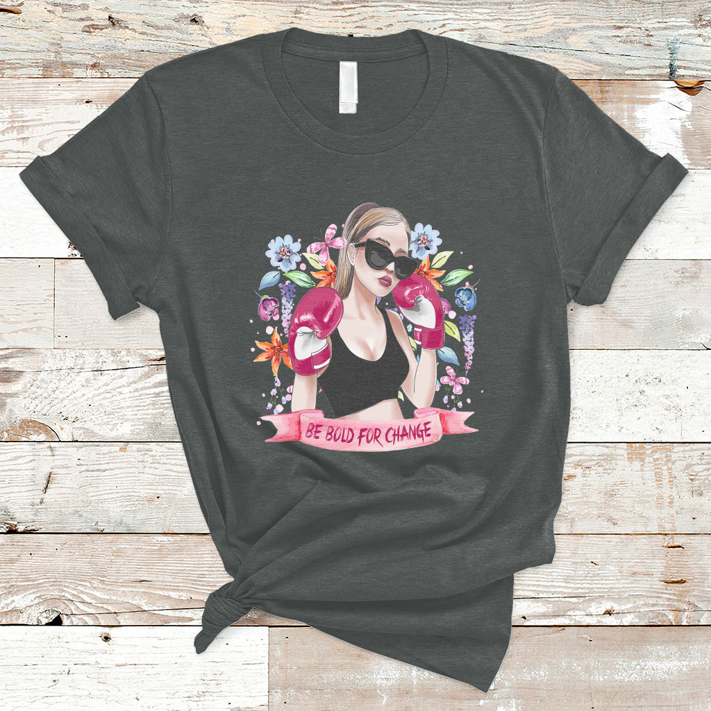 Be Bold For Change Grl Pwr Happy Women's Day 8th March Girl T-Shirt - Wonder Print Shop