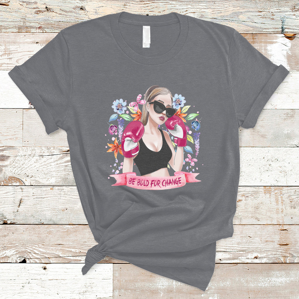 Be Bold For Change Grl Pwr Happy Women's Day 8th March Girl T-Shirt - Wonder Print Shop
