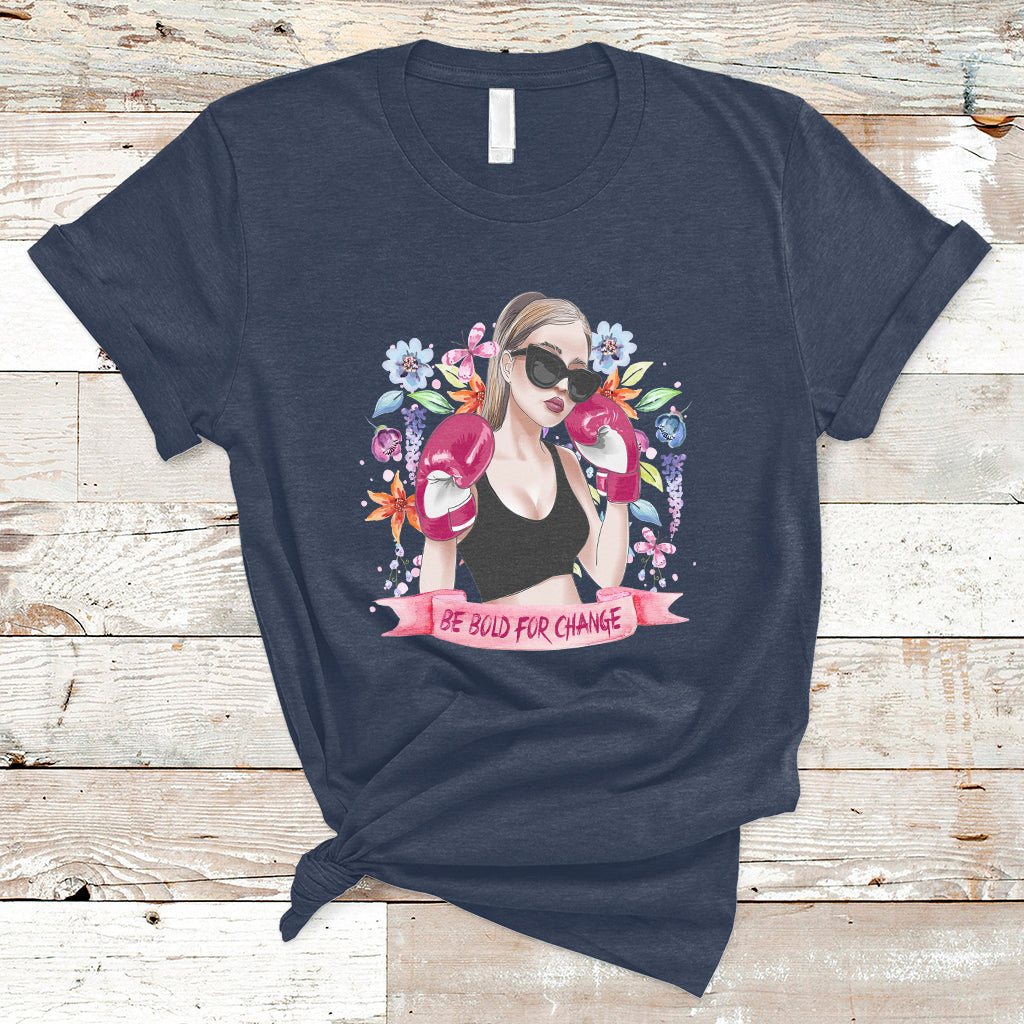 Be Bold For Change Grl Pwr Happy Women's Day 8th March Girl T-Shirt - Wonder Print Shop