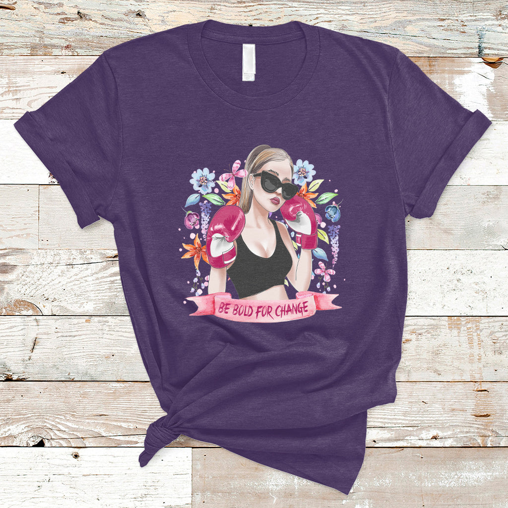 Be Bold For Change Grl Pwr Happy Women's Day 8th March Girl T-Shirt - Wonder Print Shop
