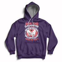 Mom & Daughter Always Heart To Heart Mothers Day From Daughter For Mom Hoodie - Wonder Print Shop