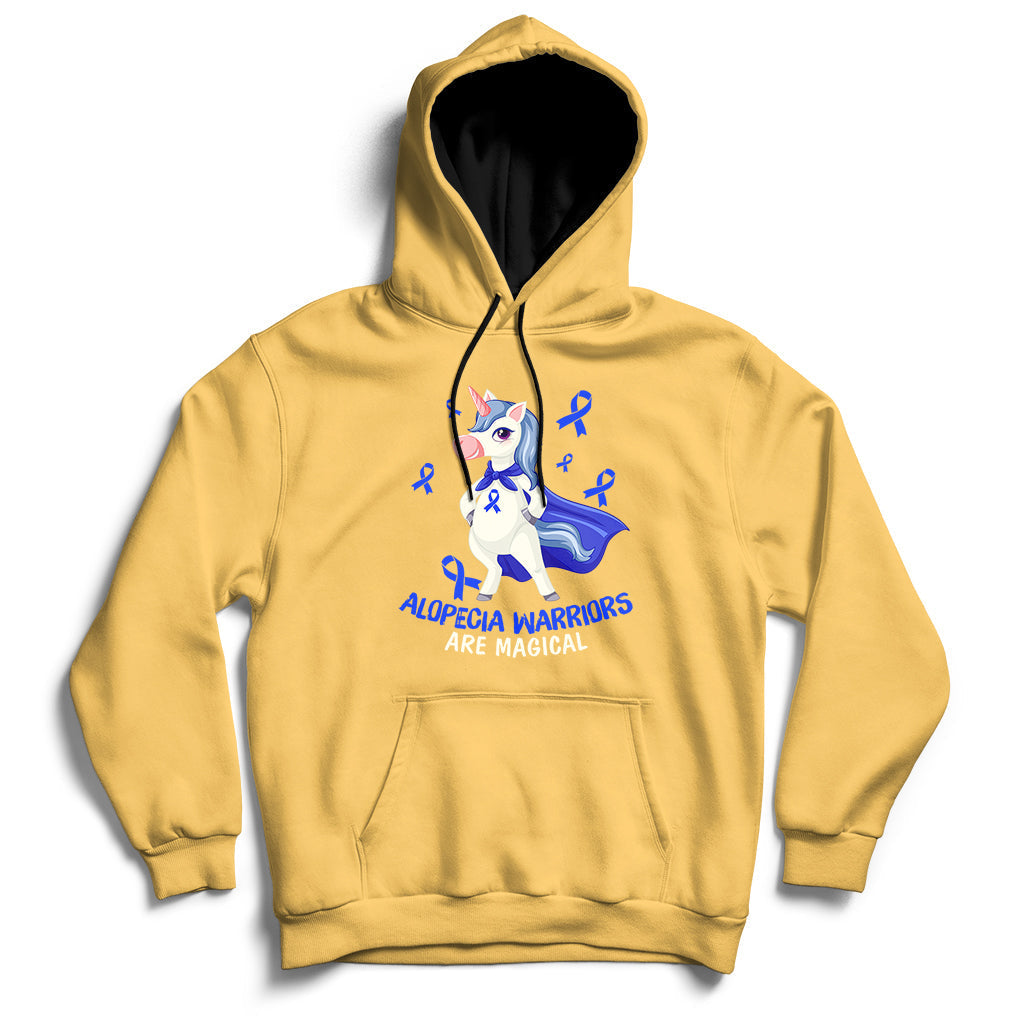 Alopecia Awareness Shirt Alopecia Warriors Are Magical Hoodie - Wonder Print Shop