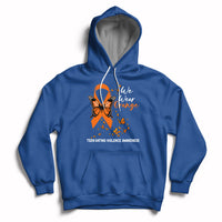 We Wear Orange To Support Teen Dating Violence Awareness Hoodie - Wonder Print Shop