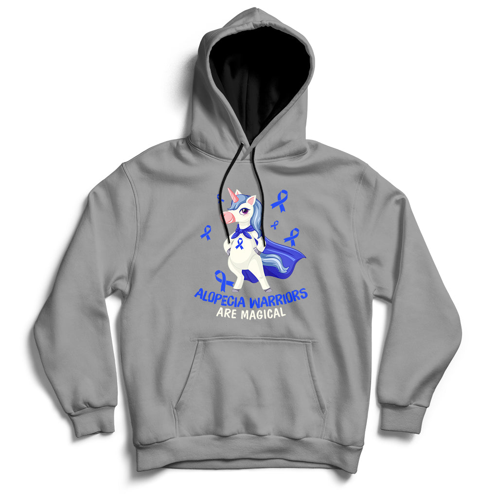 Alopecia Awareness Shirt Alopecia Warriors Are Magical Hoodie - Wonder Print Shop
