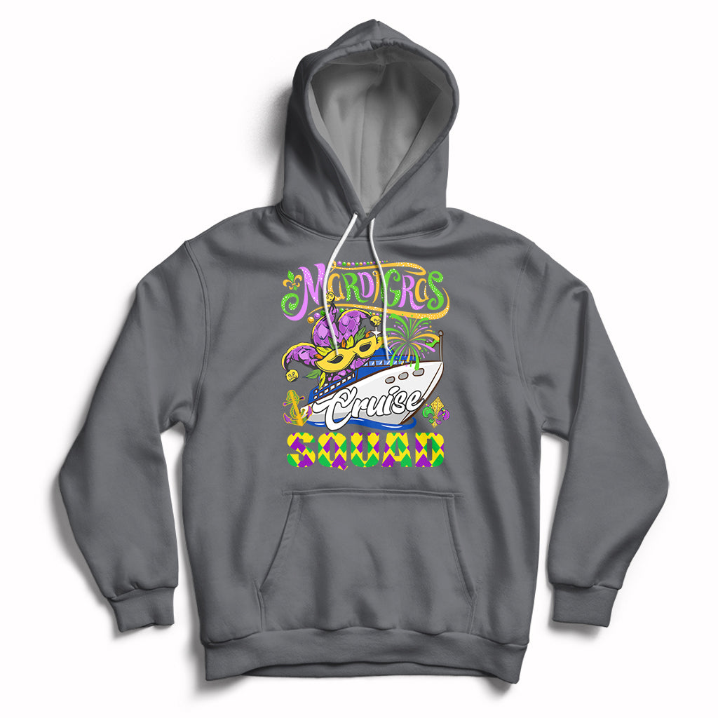 Mardi Gras Cruise Squad Matching Group Family Vacation Party Hoodie - Wonder Print Shop
