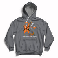 We Wear Orange To Support Teen Dating Violence Awareness Hoodie - Wonder Print Shop