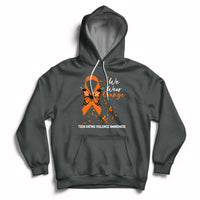 We Wear Orange To Support Teen Dating Violence Awareness Hoodie - Wonder Print Shop