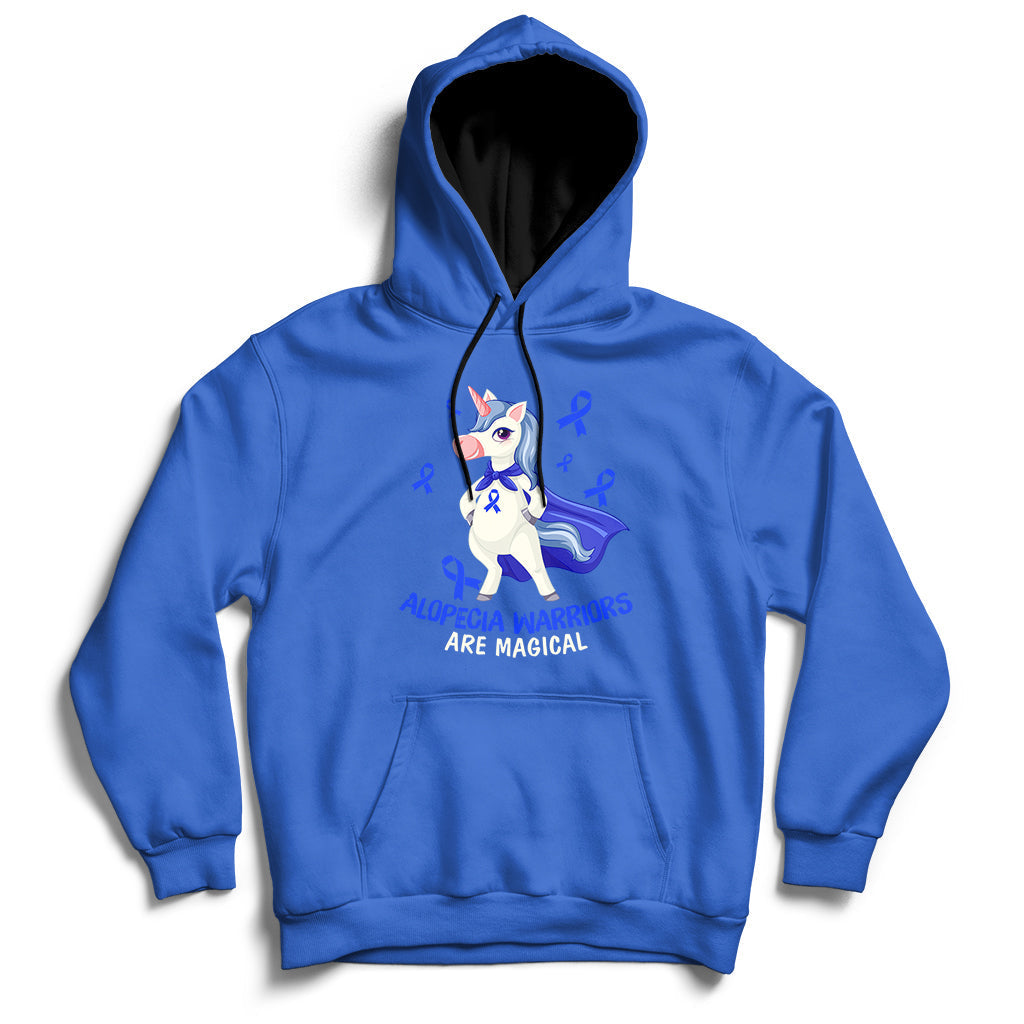 Alopecia Awareness Shirt Alopecia Warriors Are Magical Hoodie - Wonder Print Shop