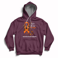 We Wear Orange To Support Teen Dating Violence Awareness Hoodie - Wonder Print Shop