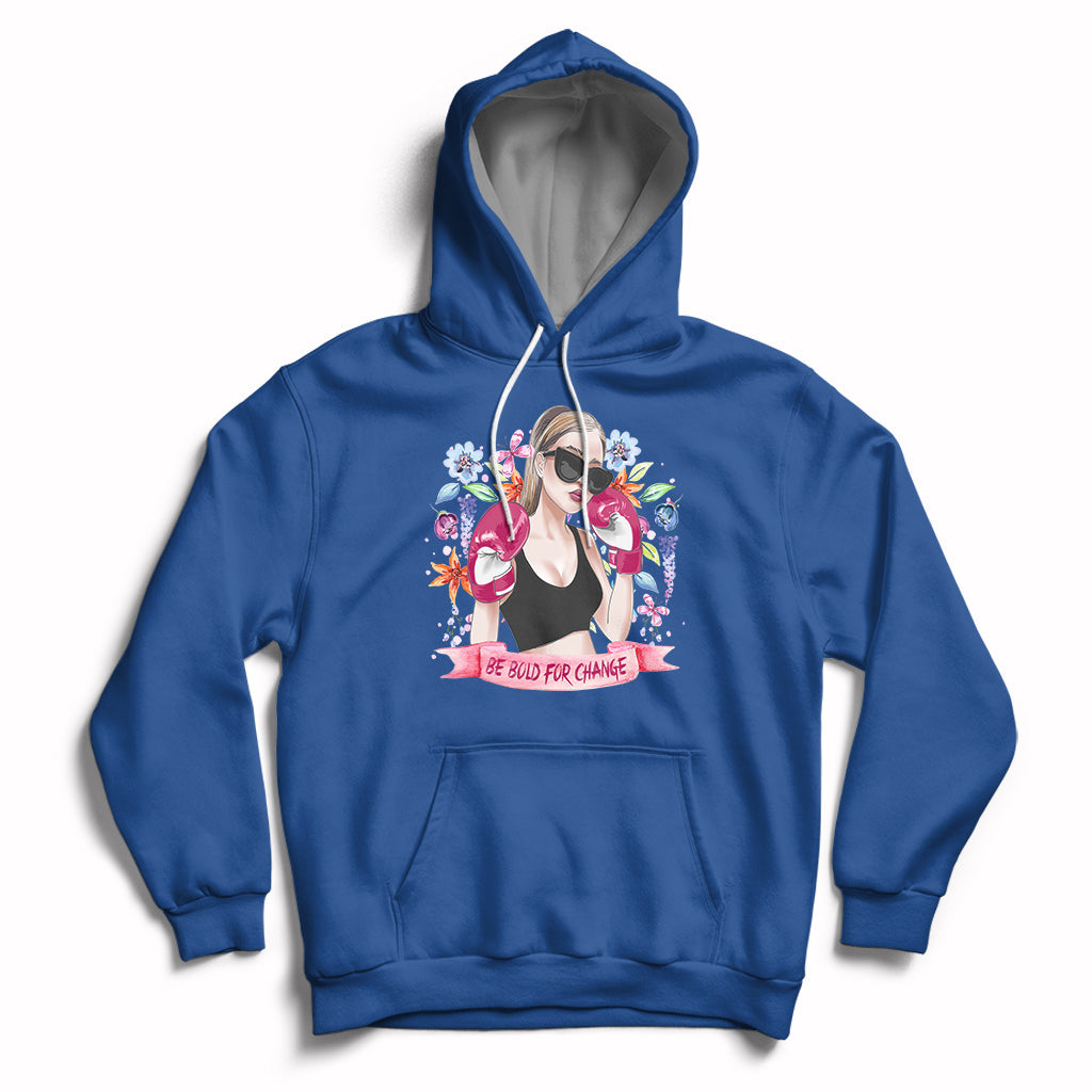 Be Bold For Change Grl Pwr Happy Women's Day 8th March Girl Hoodie - Wonder Print Shop