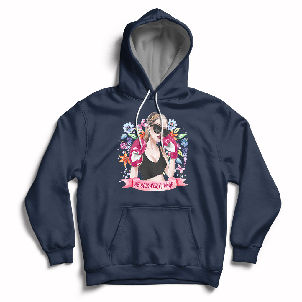 Be Bold For Change Grl Pwr Happy Women's Day 8th March Girl Hoodie - Wonder Print Shop