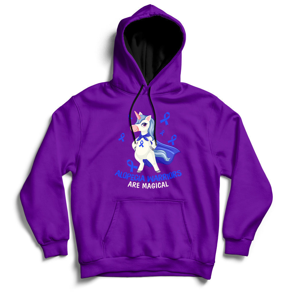 Alopecia Awareness Shirt Alopecia Warriors Are Magical Hoodie - Wonder Print Shop