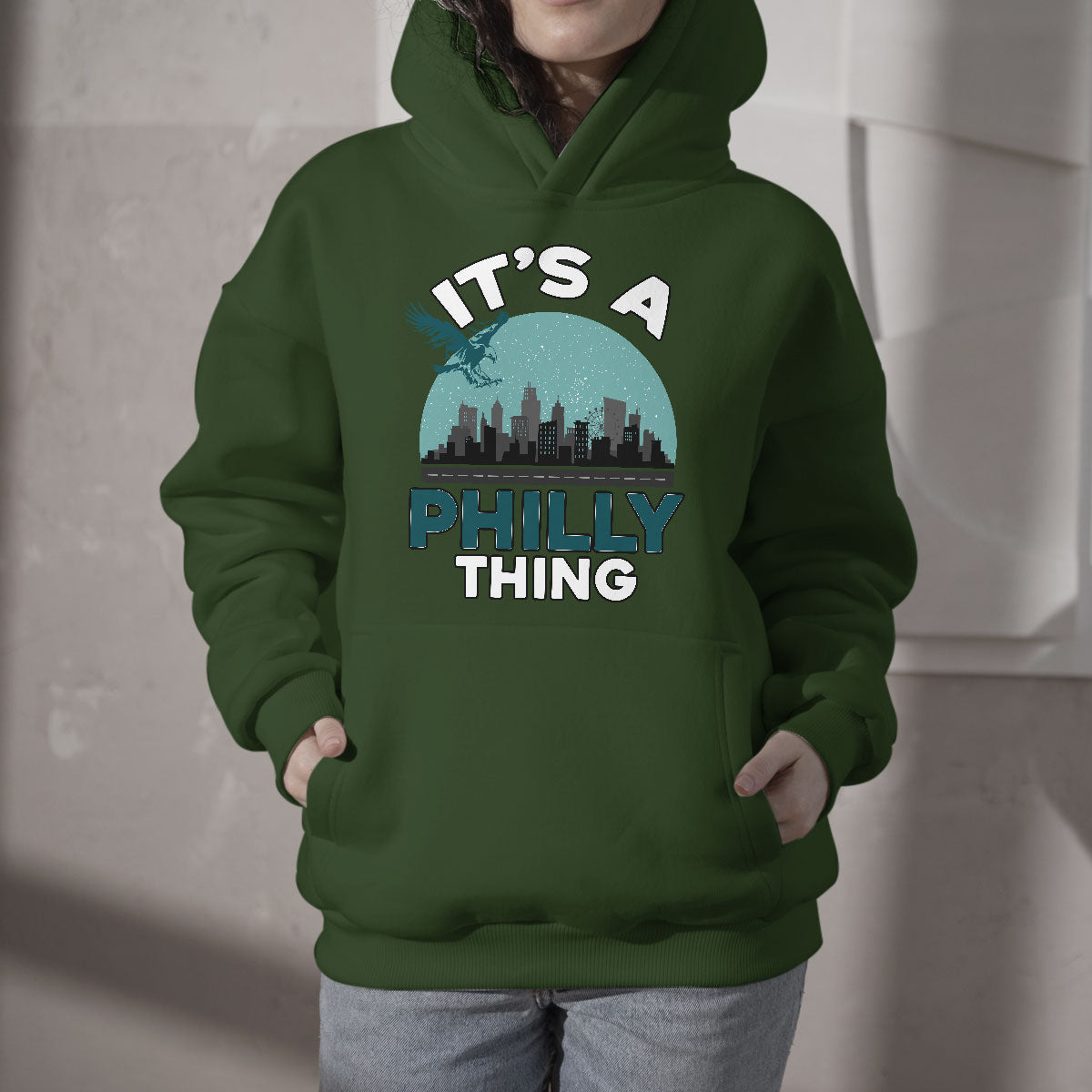 We Are From Philly And We Fight No One Like Us We Don't Care Hoodie - Wonder Print Shop