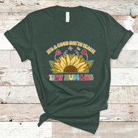 Kindergarten Teacher It's A Good Day To Teach Tiny Humans Sunflower T Shirt - Wonder Print Shop