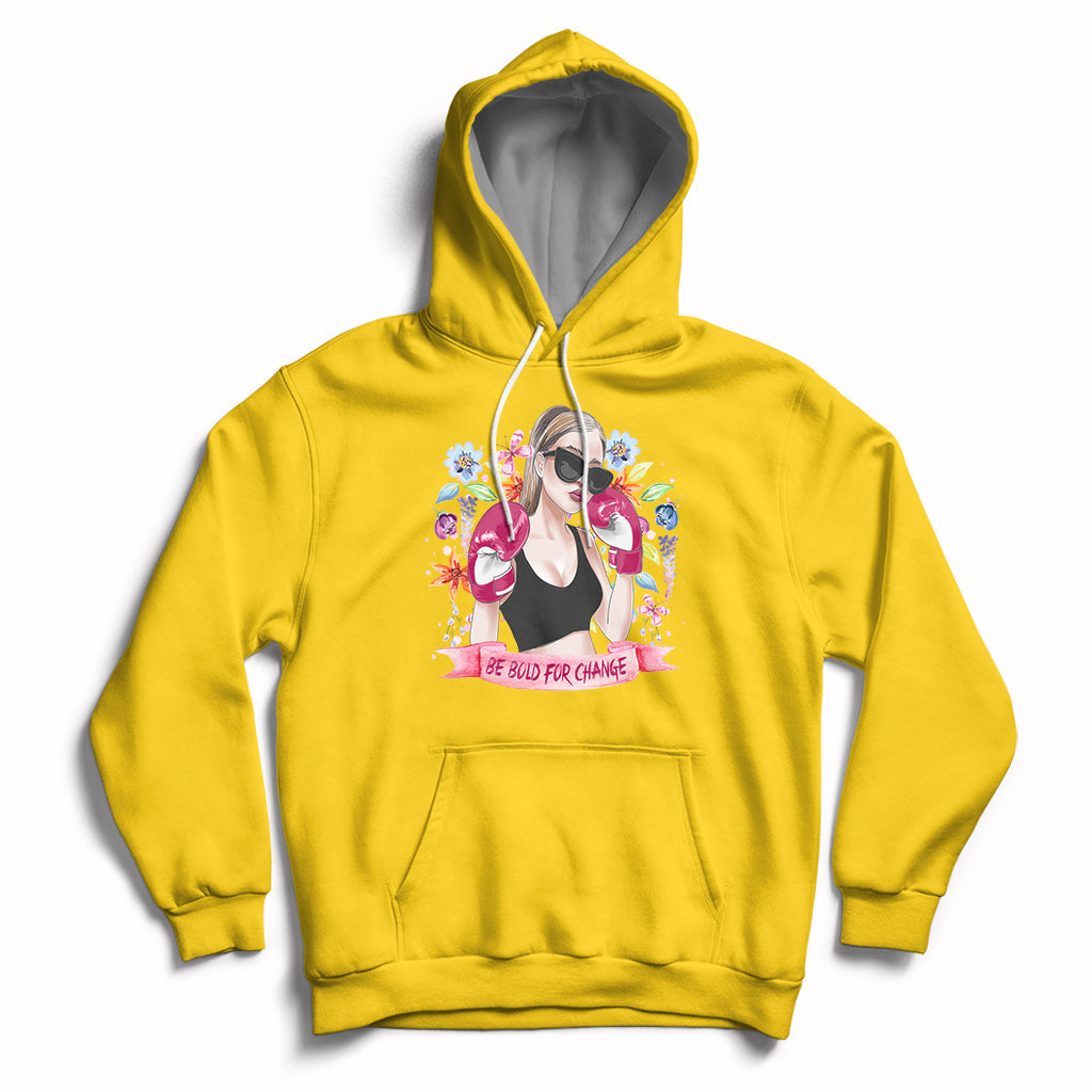 Be Bold For Change Grl Pwr Happy Women's Day 8th March Girl Hoodie - Wonder Print Shop
