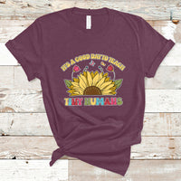 Kindergarten Teacher It's A Good Day To Teach Tiny Humans Sunflower T Shirt - Wonder Print Shop